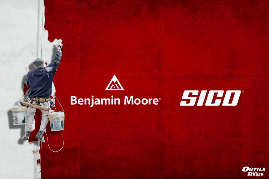 Benjamin Moore, Sico et peintures spécialisées chez Outils Pierre Berger La Prairie
