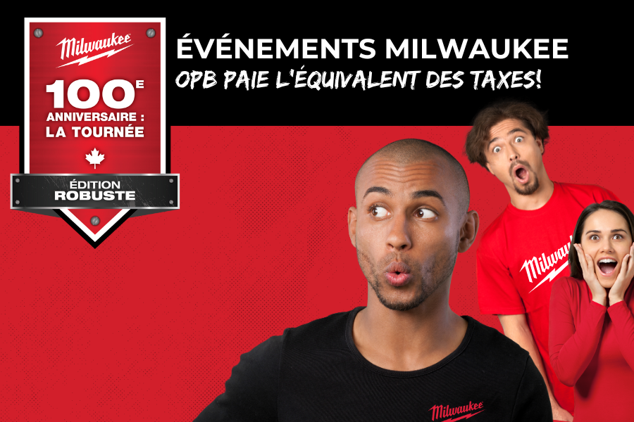 Outils Pierre Berger vous invite à ses événements Milwaukee exceptionnels cet automne !