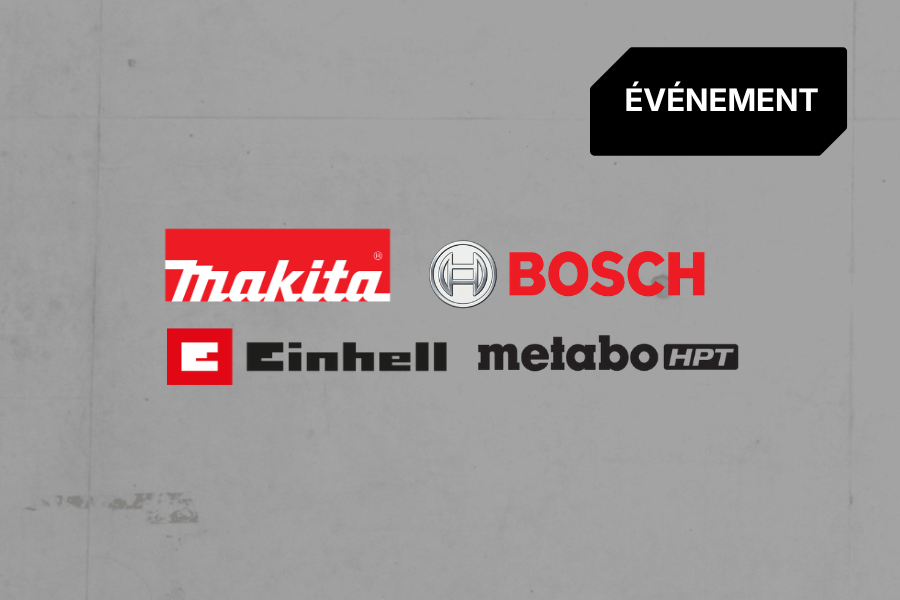 Événement outils : 4 marques en magasin pendant 3 jours