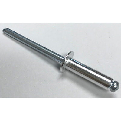 Lot De 500 Rivets Pop à Grande Bride 3/16" X 3/16" - Tout Acier - Tête Dôme - Neuf