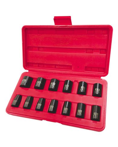 1/2" DRIVE 13 PC SOCKET SET METRIC - 020731