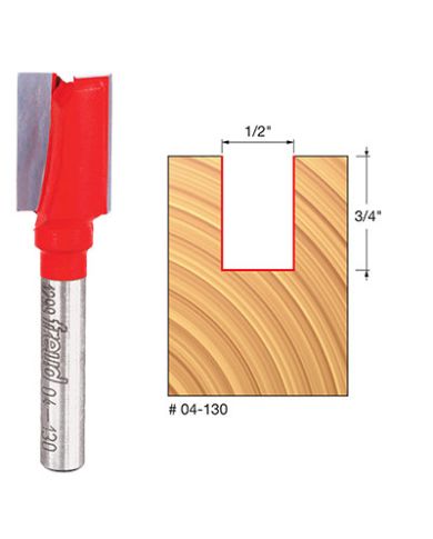 STRAIGHT BIT 1/2"x3/4" SHANK 1/4"        - 04-130