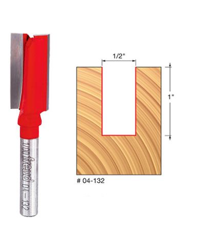 STRAIGHT BIT 1/2"x1" SHANK 1/4"          - 04-132