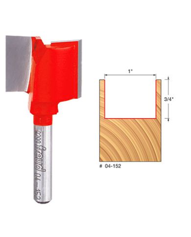 STRAIGHT BIT 1"x3/4" SHANK 1/4"          - 04-152