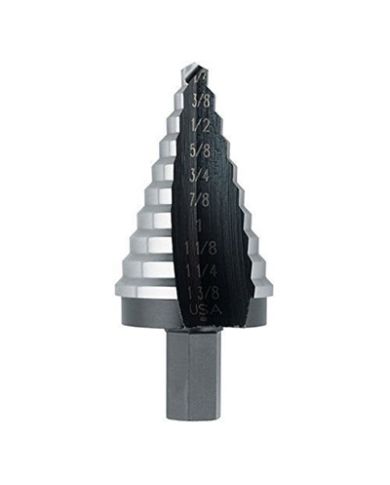 STEP DRILL BIT #5 1/4"-1-3/8"            - 10235