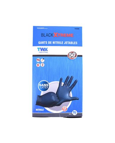 GLOVES NITRILE 100/PK X-LARGE 5MM        - 105609