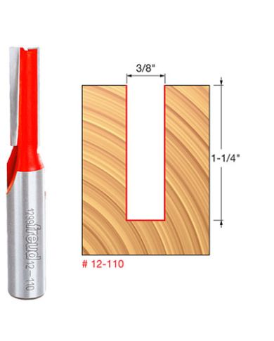 STRAIGHT BIT 3/8" x 1-1/4" SHANK 1/2"    - 12-110