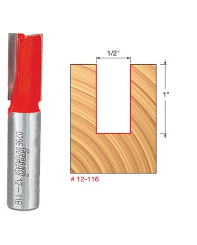 STRAIGHT BIT 1/2" x 1" SHANK 1/2"        - 12-116