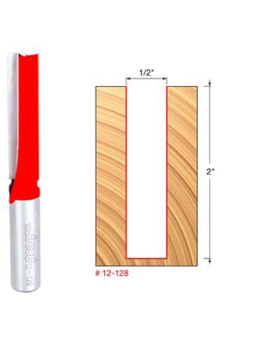 STRAIGHT BIT 1/2" x 2" SHANK 1/2"        - 12-128