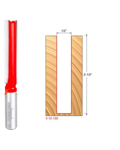STRAIGHT BIT 1/2"x2-1/2" SHANK 1/2"      - 12-130