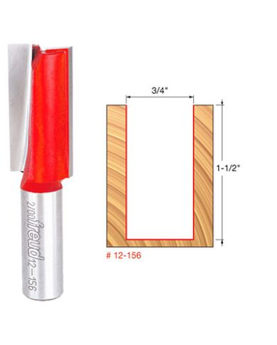 STRAIGHT BIT 3/4" x 1-1/2 SHANK 1/2"     - 12-156