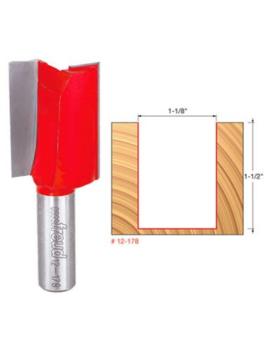 STRAIGHT BIT 1-1/8" x 1-1/2" SHANK 1/2"  - 12-178