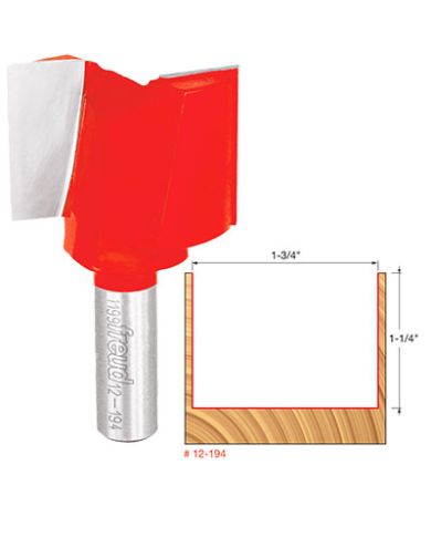 STRAIGHT BIT 1-3/4" x 1-1/4" SHANK 1/2"  - 12-194
