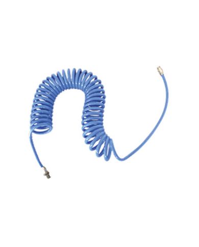 BOYAU SPIRAL BLEU 1/4 X 50' POLYURÉTHANE