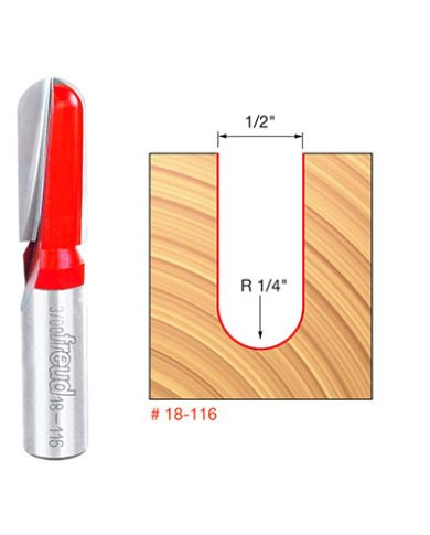 ROUND NOSE BIT 1/2"x1-1/8" SHANK 1/2" - 18-116