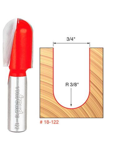 ROUND NOSE BIT 3/4"x1-1/4" SHANK 1/2" - 18-122