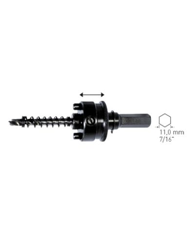 HOLE SAW MANDREL 1-1/4" TO 8"            - 20.1521