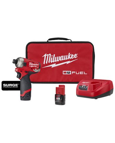 M12 FUEL SURGE 1/4" HYDRAULIC, 2X 2Ah    - 2551-22