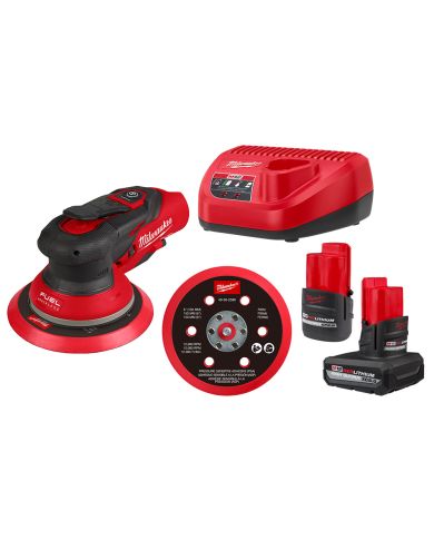 3/16" M12 FUEL 6" ORBITAL SANDER KIT - 2585-22CX