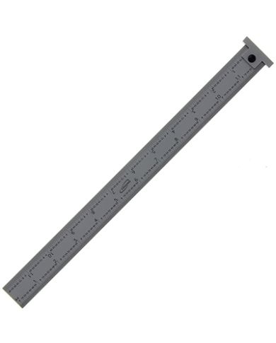 IGAGING ADJUSTABLE HOOK RULER 12"        - 34-012-H