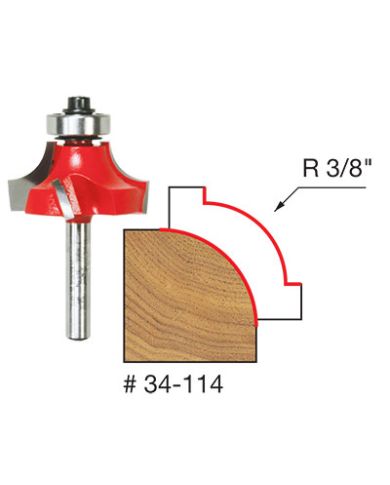 COUTEAU À RAYON 3/8" TIGE 1/4"