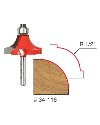 COUTEAU À RAYON 1/2" TIGE 1/4"