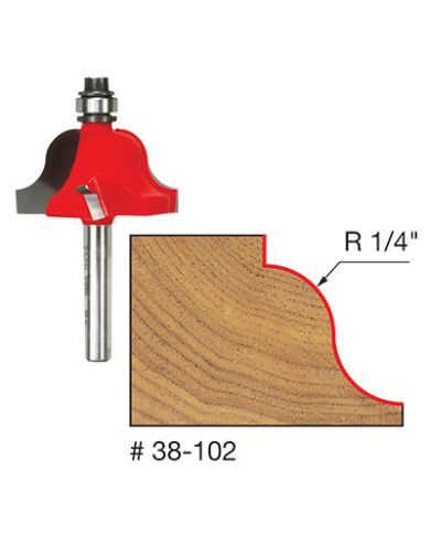 ROMAN OGEE BIT 1/4" SHANK 1/4" - 38-102