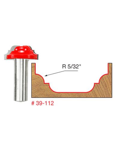 COVE & BEAD GROOVE BIT 5/32" SHANK 1/2" - 39-112