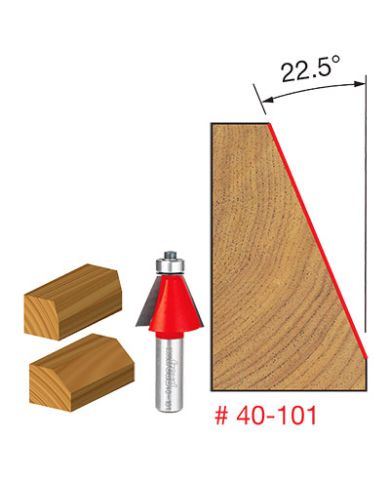 CHAMFER BIT 22.5ºx7/8" SHANK 1/2" - 40-101