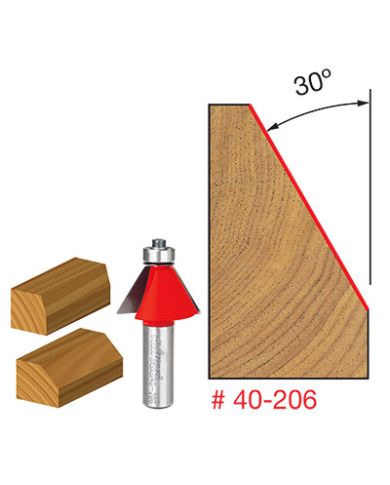 CHAMFER BIT 30ºx3/4" SHANK 1/2" - 40-206