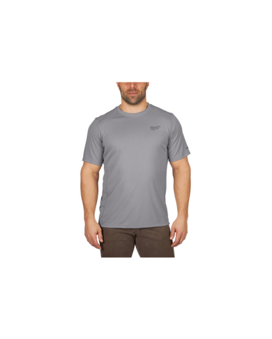 CHANDAIL MANCHE COURTE WORKSKIN GRIS XL
