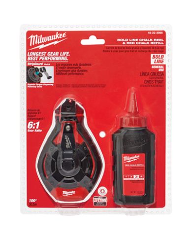 100' BOLD LINE CHALK RED CHALK           - 48-22-3986