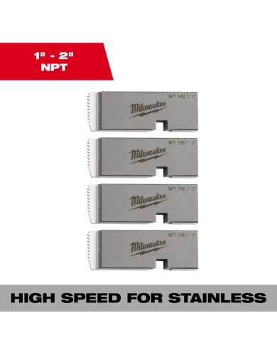 PIPE-THREADING DIES HSS NPT 1"-2"        - 48-36-1206