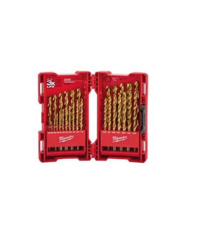 TITANIUM COATED DRILL BITS SET 29 PC     - 48-89-0012