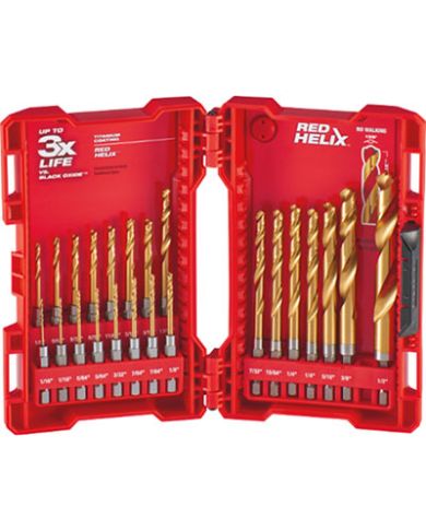 23PC SHOCKWAVE TITANIUM DRILL BIT SET - 48-89-4631