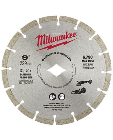9" DIAMOND PREMIUM CUT-OFF BLADE - 49-93-7025