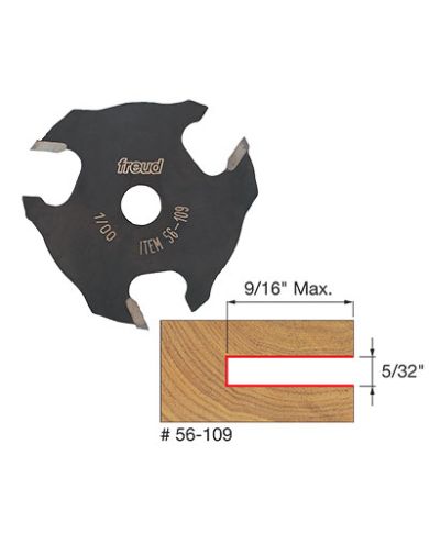 3 WING SLOTTING CUTTER, 5/32"            - 56-109