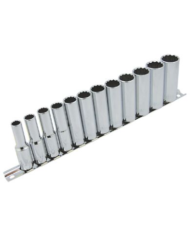 3/8 DR 12 PC METRIC DEEP SOCKET SET JET - 601236