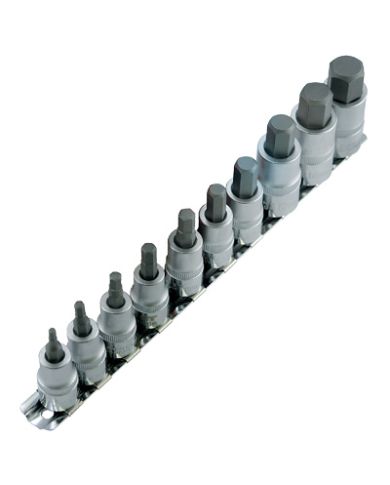 METRIC HEX BIT SOCKET SET 3-16MM JET - 601803