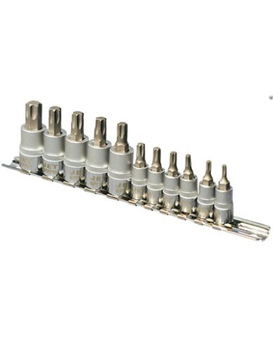 TORX BIT SOCKET SET 1/4" & 3/8" 11 MCX - 601806