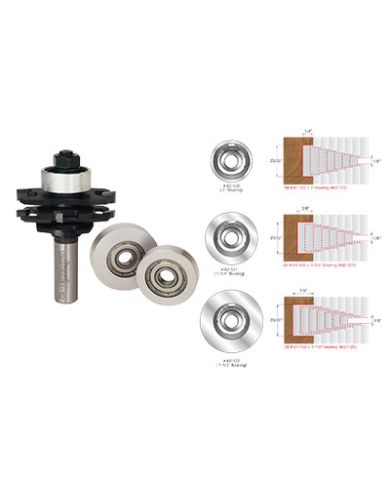 STACKED SLOTTING SET, 1/8" TO 23/32"     - 61-102