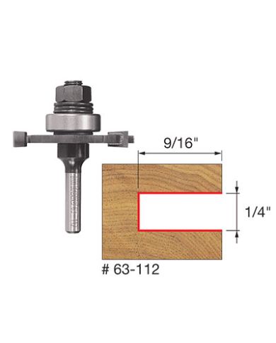 SLOTTING CUTTER 1/4" SHANK 1/4"          - 63-112