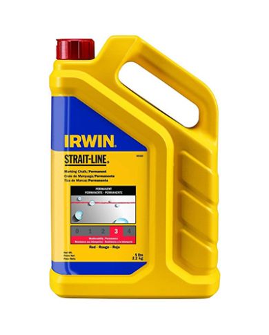 5 LB. RED CHALK PERMANENT                - 65102