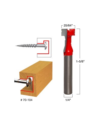 KEY HOLE SHANK 1/4"                      - 70-104