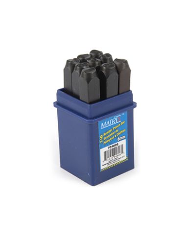 1/4" NUMBER PUNCH SET                    - 704606