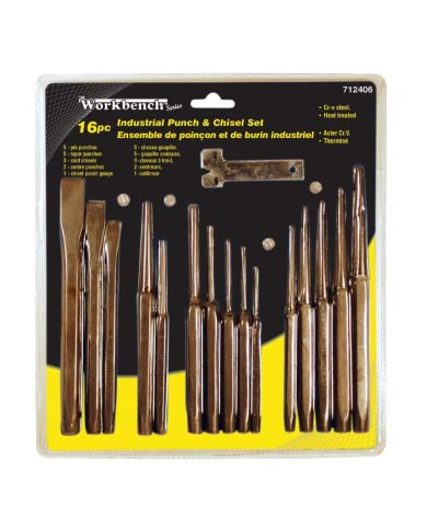 16 PC INDUSTRIAL PUNCH                   - 712406