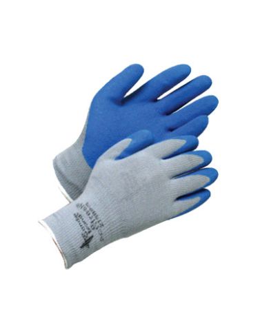 BLUE LATEX PALM SYNTHETIC GLOVE, LARGE - 99-1-275BP-9