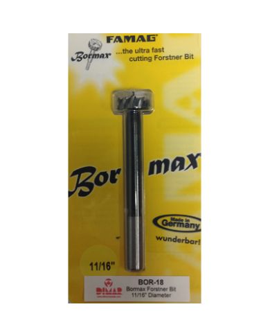 FORSTNER BIT 11/16" TYPE BORMAX          - BOR-18