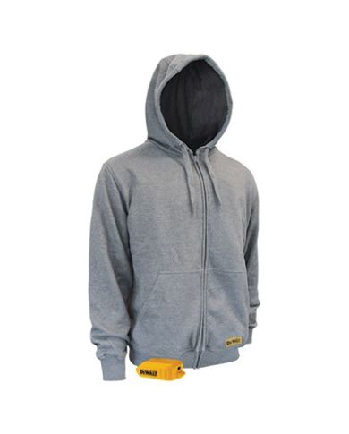 DEWALT GRAY HEATED HOODIES, BARE XL - DCHJ080B-XL