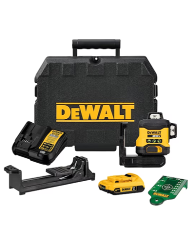 20V SELF LEVELING 3 AXES GREEN LASER KIT - DCLE34031D1